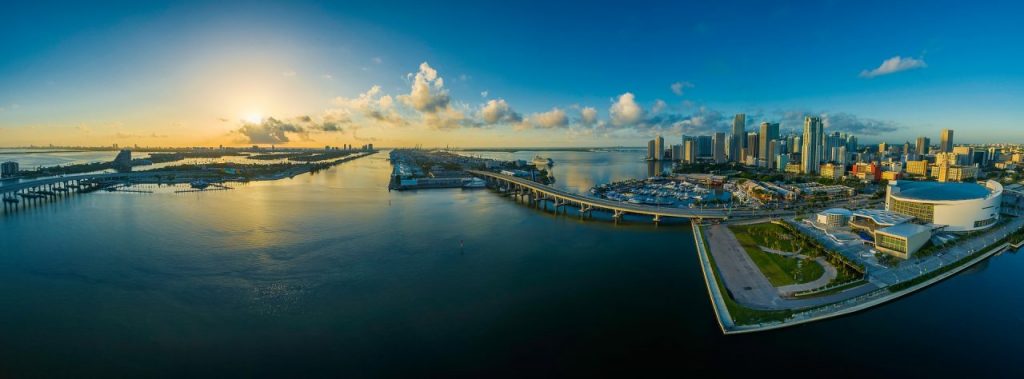 As belas praias de Miami 